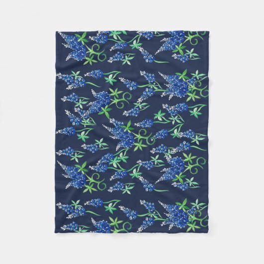 Couverture Polaire Texas Bluebonnets Texan (Devant)