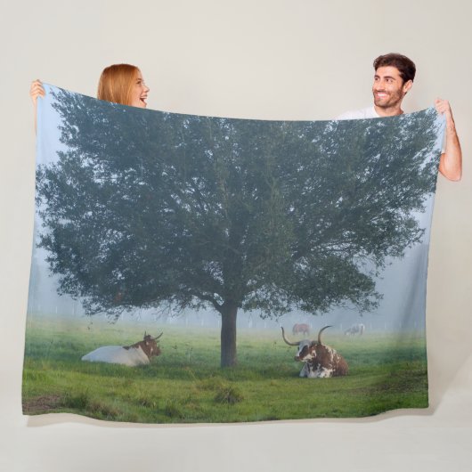 COUVERTURE POLAIRE TEXAS LONGUES CHEVAUX (En situation)