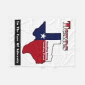 Couverture Polaire Texas Standing Fort (Devant (Horizontal))