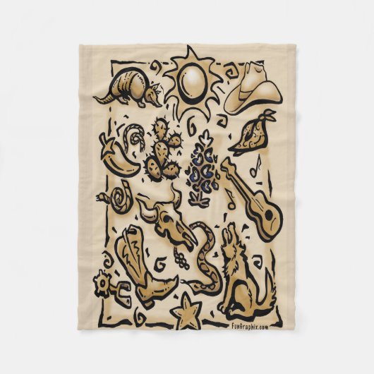 Couverture Polaire Texas Thangs (Devant)