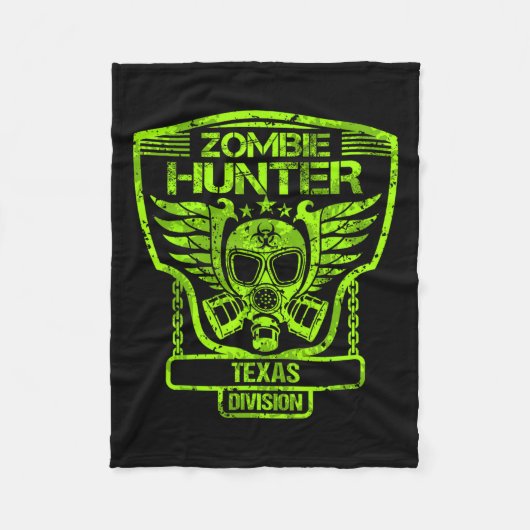 Couverture Polaire Texas Zombie Hunter (Devant)