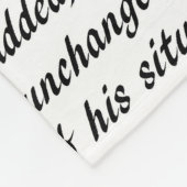 Couverture Polaire Texte de fierté et de préjudice (Coin)