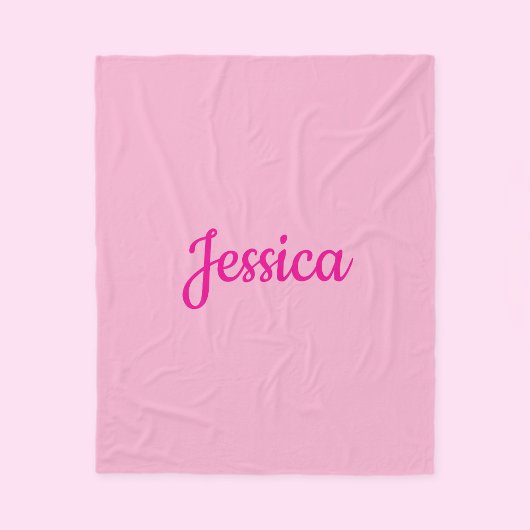 Couverture Polaire Texte personnalisable cool