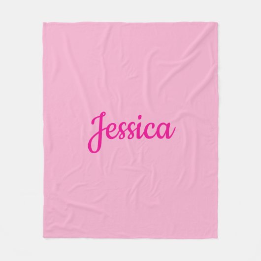 Couverture Polaire Texte personnalisable cool (Devant)