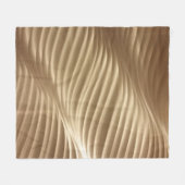 Couverture Polaire TEXTILE Brown ET BLANC STRIPÉ (Devant (Horizontal))