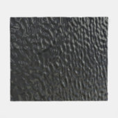 Couverture Polaire textile floral noir et blanc (Devant (Horizontal))