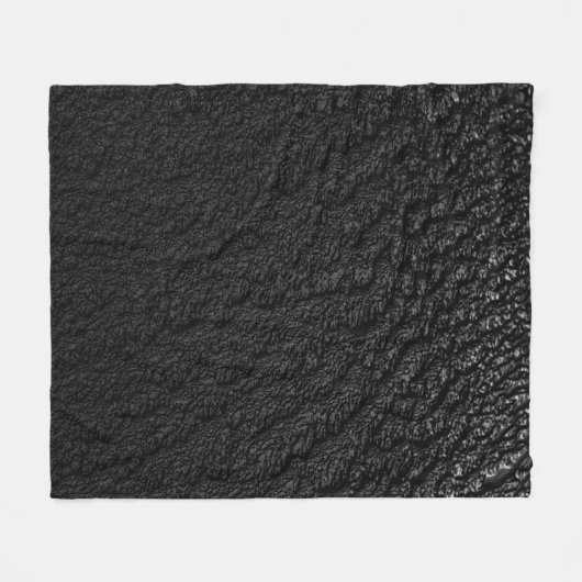 Couverture Polaire textile floral noir et gris (Devant (Horizontal))