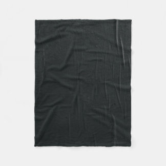 Couverture Polaire textile noir avec fil blanc