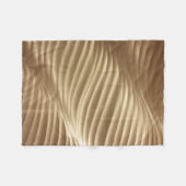 Couverture Polaire textile rayé Brown et blanc (Devant (Horizontal))