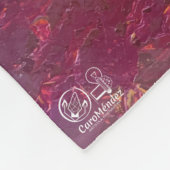 Couverture Polaire Textura #1 de la obra La puesta del sol (Coin)