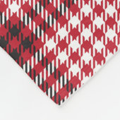 Couverture Polaire Texture À damiers Tartan rouge (Coin)