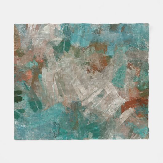 Couverture Polaire Texture Abstraite Psychédélique Des Trucs. (Devant (Horizontal))