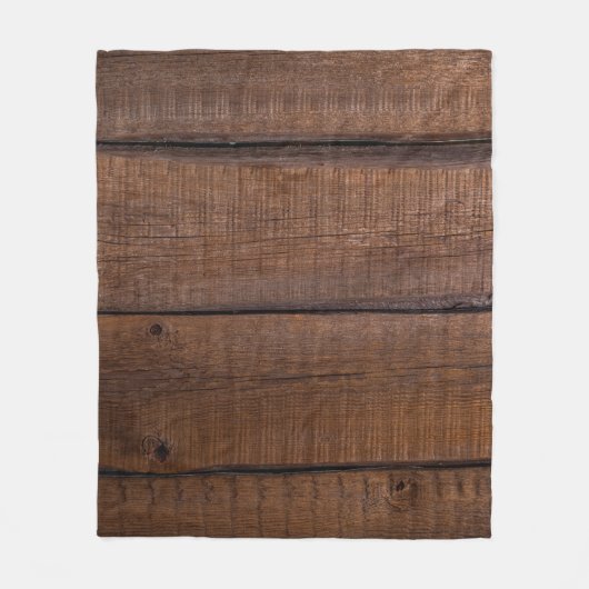Couverture Polaire texture Arrière - plan du bois (Devant)