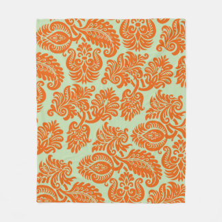 Couverture Polaire Texture arrière - plan orange transparente