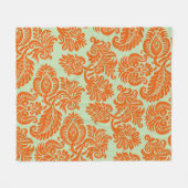Couverture Polaire Texture arrière - plan orange transparente (Devant (Horizontal))
