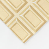 Couverture Polaire Texture blanche de barre de chocolat (Coin)