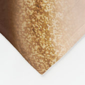 Couverture Polaire texture Brown en marbre : fluide abstrait (Coin)