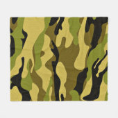 Couverture Polaire Texture camouflage surface de soldat (Devant (Horizontal))