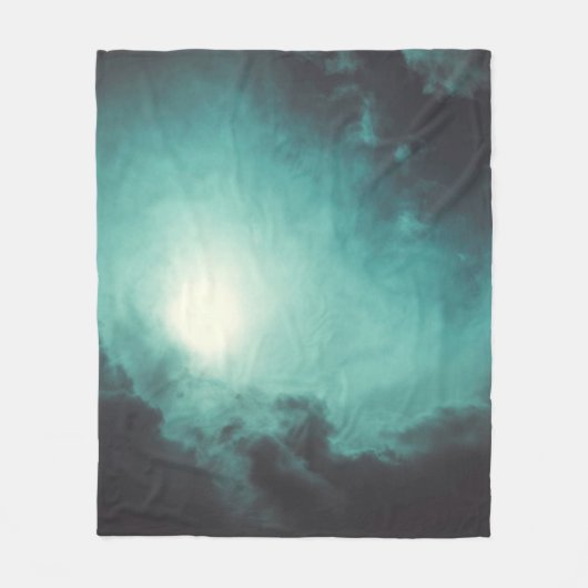 Couverture Polaire Texture ciel nuages tempête vent (Devant)