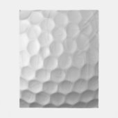 Couverture Polaire Texture de balle de golf blanche gaufree (Devant)