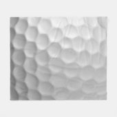 Couverture Polaire Texture de balle de golf blanche gaufree (Devant (Horizontal))