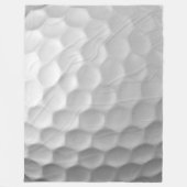 Couverture Polaire Texture de balle de golf blanche gaufree (Devant)