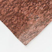 Couverture Polaire Texture de ciment en béton de mur de briques rouge (Coin)