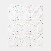 Couverture Polaire texture de confetti motif (Devant)