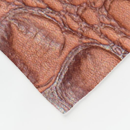 Couverture Polaire texture de fond en cuir Brown, abstrait, a (Coin)