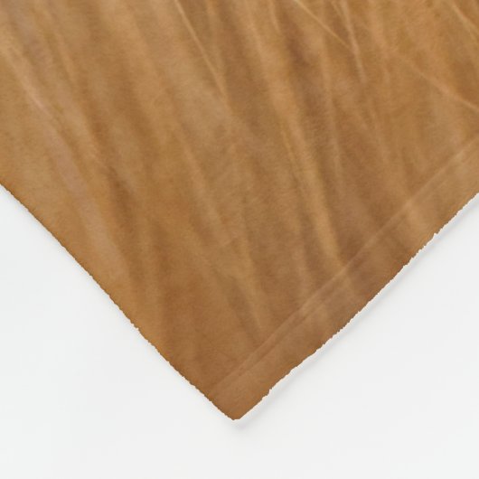 Couverture Polaire Texture de fourrure de renard rouge (Coin)