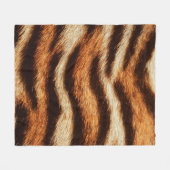 Couverture Polaire texture de fourrure de tigre (Devant (Horizontal))