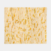 Couverture Polaire Texture de fromage avec trous (Devant (Horizontal))