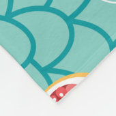 Couverture Polaire Texture de fruits, Arrière - plan vibrant. (Coin)