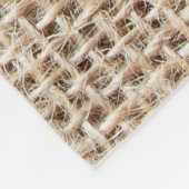 Couverture Polaire Texture de lin brut (Coin)