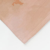 Couverture Polaire Texture de marbre rose (Coin)