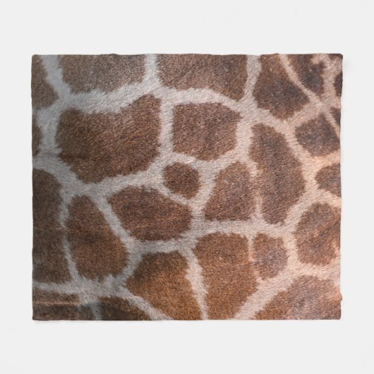 Couverture Polaire Texture de peau de girafe (Devant (Horizontal))