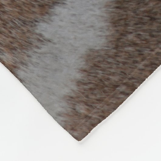 Couverture Polaire Texture de peau de girafe (Coin)