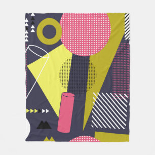 Couverture Polaire Texture de style rétro, design motif. art, abstrai