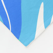 Couverture Polaire Texture de tourbillon de marbre abstrait - Tons d' (Coin)