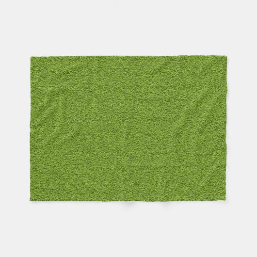 Couverture Polaire Texture d'herbe verte (Devant (Horizontal))