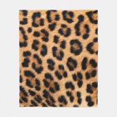 Couverture Polaire Texture d'impression de Cheetah (Devant)