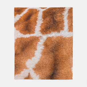 Couverture Polaire Texture d'impression de girafe