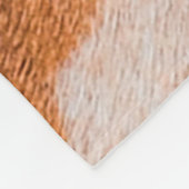 Couverture Polaire Texture d'impression de girafe (Coin)