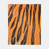 Couverture Polaire Texture d'impression de tigre (Devant)