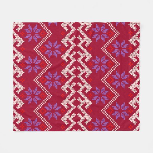 Couverture Polaire Texture du pull 2 (Devant (Horizontal))