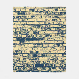 Couverture Polaire Texture d'un mur en brique. Design élégant de papi