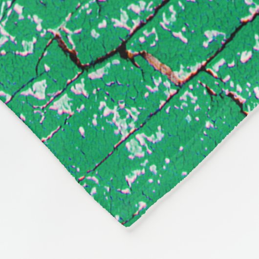 Couverture Polaire Texture d'une vieille clôture en bois avec peintur (Coin)