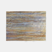Couverture Polaire Texture en bois de grain (Devant (Horizontal))
