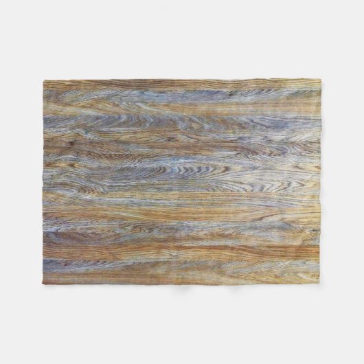 Couverture Polaire Texture en bois de grain (Devant (Horizontal))
