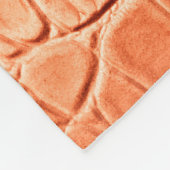 Couverture Polaire Texture en cuir de crocodile brun clair (Coin)